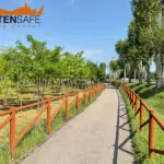 Staccionata Cadore H2C-2 per ciclabile di Casale sul Sile.