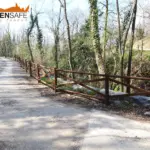 Staccionata Cadore H4C e H3C-3 per percorso a Castelfranco Piandiscò