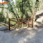 Staccionata Cadore H4C e H3C-3 per percorso a Castelfranco Piandiscò