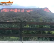 Staccionata Badia H3C per belvedere di Castelnovo nè Monti.
