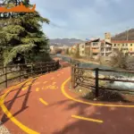 Staccionate Brunico H3C per pista ciclabile di Chiampo.
