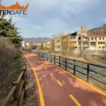 Staccionate Brunico H3C per pista ciclabile di Chiampo.