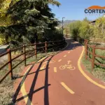 Staccionate Brunico H3C per pista ciclabile di Chiampo.