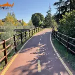 Staccionate Brunico H3C per pista ciclabile di Chiampo.