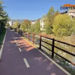 Staccionate Brunico H3C per pista ciclabile di Chiampo.
