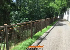 Parapetti Cles HGC grid per percorso ciclopedonale di Chiusa.