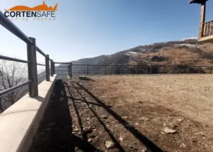 Staccionata Bormio H4C per residenza privata di Collio.