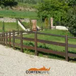 Staccionata Ortisei H3C per residenza privata a Cornedo.
