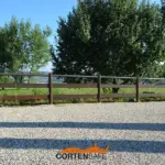 Staccionata Ortisei H3C per residenza privata a Cornedo.
