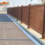 Parapetto Falcade HO3 per pista ciclabile di Ferrara.