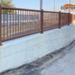 Parapetto Falcade HO3 per pista ciclabile di Ferrara.