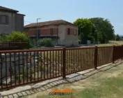 Parapetto Falcade HO3 per lungo argine a Gambettola.