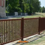 Parapetto Falcade HO3 per lungo argine a Gambettola.