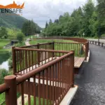Parapetto Falcade HO3 per marciapiede a Laghi di Posina.