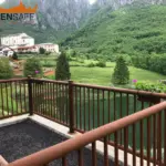 Parapetto Falcade HO3 per marciapiede a Laghi di Posina.