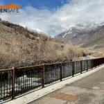 Parapetto Falcade HO3 e cancello Letizia per ciclabile di Lagundo.