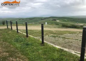 Staccionata Stelvio E2C e Brunico H2C per Teatro del Silenzio di Lajatico.