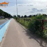 Staccionata Brunico H2C per marciapiede di Latina.