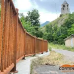 Parapetto Falcade HO3 per strada di Lizzano in Belvedere.