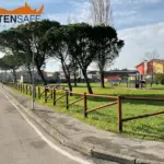 Staccionata Cadore H2C-2 per parco giochi di Loreo.