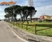 Staccionata Cadore H2C-2 per parco giochi di Loreo.