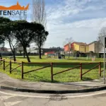 Staccionata Cadore H2C-2 per parco giochi di Loreo.
