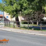 Staccionata Snake E2C per marciapiede di Macerata.