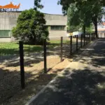 Recinzione Pinerolo HAC grid per area di verde pubblico di Mirano.