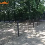 Recinzione Pinerolo HAC grid per area di verde pubblico di Mirano.