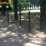 Recinzione Pinerolo HAC grid per area di verde pubblico di Mirano.