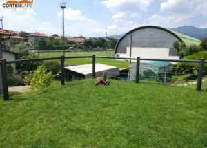 Staccionata Stelvio H5C per abitazione privata a Monguzzo.