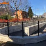 Recinzione Pinerolo HSC grid per sottopasso di Montagna.