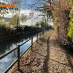 Staccionata Brunico H2C e H1C per percorso ciclopedonale di Montebelluna.
