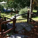Staccionata Sappada E2C per scalinata di Montecarotto.