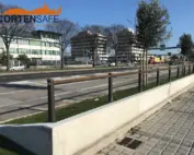 Staccionata Brunico H1C per parcheggio a Padova.