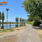 Staccionata Brunico H2C per percorso ciclopedonale di Paullo.