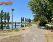 Staccionata Brunico H2C per percorso ciclopedonale di Paullo.
