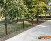 Parapetto Cles HSC grid per parco giochi di Piazzola sul Brenta.