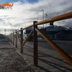Staccionata Cadore H2C-1 per lungomare di Porto Recanati.