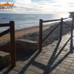 Staccionata Cadore H2C-1 per lungomare di Porto Recanati.