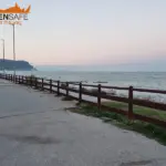 Staccionata Ortisei H3C per lungomare di Porto Recanati.