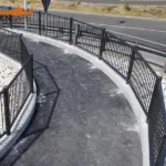 Parapetto Falcade HO3 per passerella di Ravenna.