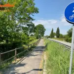 Staccionata Brunico H2C per pista ciclabile di Roncade.