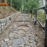 Staccionata Snake E2C per sentiero di S. Stefano di Sessanio.