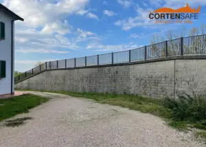 Parapetto Falcade HQ1 per abitazione privata su San Miniato.