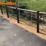 Staccionata Stelvio H5C per strada di San Pietro di Feletto.