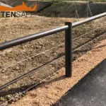Staccionata Stelvio H5C per strada di San Pietro di Feletto.