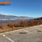 Parapetto Falcade HO3 per parcheggio di S. Zeno di Montagna.