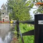 Staccionata Cadore H3C-3 per parcheggio di Santo Stefano di Sessanio.