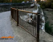 Parapetto Falcade HO3 per percorso pedonale di Scandiano.